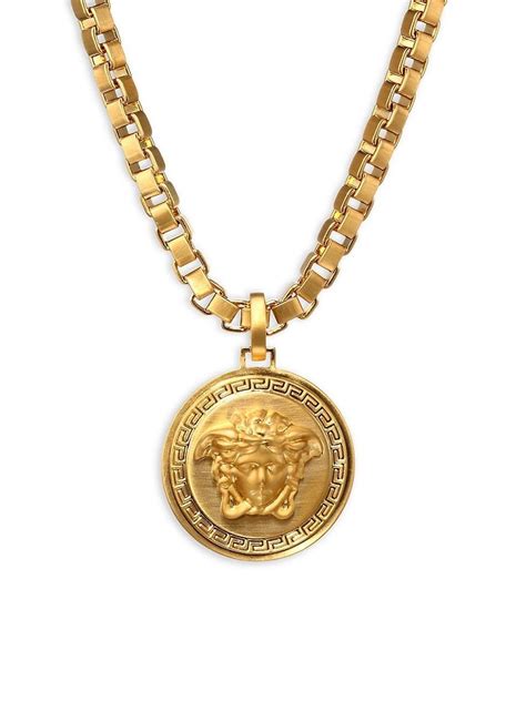 versace two chains|Versace gold chains for men.